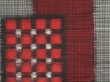 Photo6: 2314T04z750 Vintage Japanese Kimono Silk MEISEN KOMON  Dark red (6)