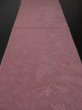 Photo5: 1U01z50 Japanese Kimono Silk  FABRIC Rosy brown Plants 37" (5)