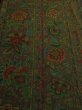 Photo1: 1P01z60 Japanese Kimono Crepe Silk  FABRIC Brown Karahana 40.2" (1)