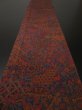 Photo5: 3D03z100 Japanese Kimono Crepe Silk  FABRIC Raisin Flowers 66.9" (5)