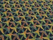 Photo2: 2B06z80 Japanese Kimono Silk  FABRIC Navy Flying crane 64.6" (2)