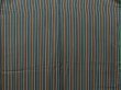 Photo6: 2010T07z930 Vintage Japanese Kimono Silk KOMON Stripe Black (6)