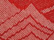 Photo4: 2102T10z480  Japanese Kimono Silk SHIBORI HAORI Wave Dark red (4)