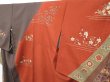 Photo2: 1529T07z930 Japanese Kimono Silk TSUKESAGE Red-Brown Plum blossom (2)