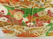 Photo3: 0922i10z1220 Vintage Japanese Kimono Silk FURISODE Off-white Flowers (3)