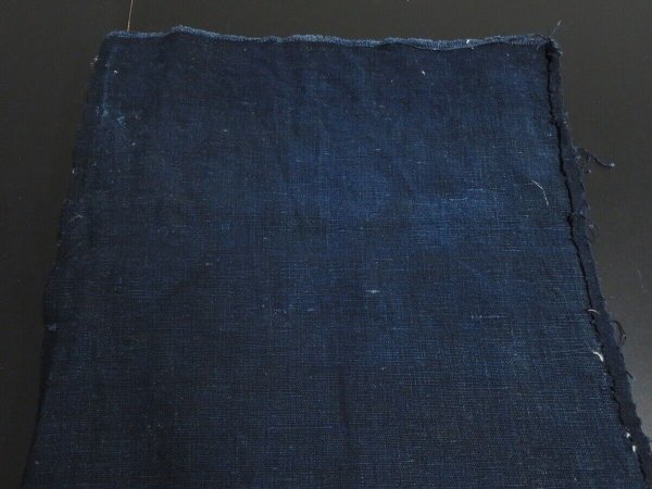 Photo9: 3D31z160 Japanese Kimono Cotton Boro Ranru Patch Indigo   71.7" (9)