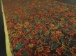 Photo2: 1A09z60 Japanese Kimono Crepe Silk  FABRIC Dark red Karahana 85" (2)