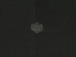 Photo5: 1317T07z590 Vintage Japanese Kimono Silk HAORI Black Temples (5)