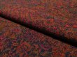 Photo4: 1Z02z70 Japanese Kimono Crepe Silk  FABRIC Dark red, Pink Flowers 37.8" (4)
