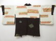 Photo7: 1403T10z660 Vintage Japanese Kimono Silk HAORI Black, Brown (7)