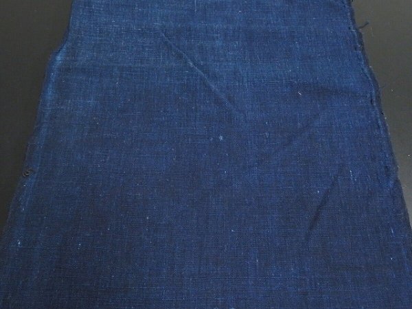 Photo3: 1T19z130 Vintage Japanese Kimono Cotton Boro Ranru Patch Indigo   77.2" (3)