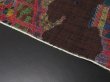Photo7: 1i02z60 Japanese Kimono Silk  FABRIC Dark navy Japanese palace 47.2" (7)