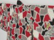 Photo2: 1409i09z520 Vintage Japanese Kimono Silk MEISEN HAORI Black Flower (2)