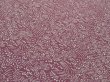Photo2: 2J01z60 Japanese Kimono Crepe Silk  FABRIC Pink-Purple Wave, Flowers 41.7" (2)