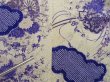 Photo10: 1030i07z1240 Vintage Japanese Kimono Silk FURISODE Off-white Flower cart (10)