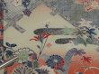 Photo7: 1312i07z970 Japanese Kimono Silk KOMON Light gray Flowers (7)