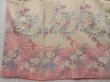 Photo5: 1327T05z1080 Japanese Kimono Silk FURISODE Pink Peony (5)