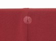 Photo9: 1502T02z970 Japanese Kimono Silk TSUKESAGE Wine red Flowers (9)