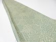 Photo1: 1G08z40  Japanese Kimono Silk  FABRIC Matsukawabishi Grass green 55.1x7.1 (1)