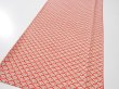 Photo2: 1I05z90  Japanese Kimono Silk  FABRIC Seigaiha Off-white 63.0x13.8 (2)