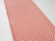Photo3: 1I05z90  Japanese Kimono Silk  FABRIC Seigaiha Off-white 63.0x13.8 (3)