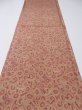 Photo5: 1I01z60  Japanese Kimono Crepe Silk  FABRIC Umbrella Red-Brown 43.3x14.2 (5)
