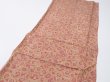 Photo4: 1I03z100  Japanese Kimono Crepe Silk  FABRIC Umbrella Red-Brown 71.7x14.2 (4)