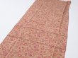 Photo4: 1I06z100  Japanese Kimono Crepe Silk  FABRIC Umbrella Red-Brown 70.9x14.2 (4)