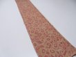 Photo2: 1I08z50  Japanese Kimono Crepe Silk  FABRIC Umbrella Red-Brown 62.2x6.7 (2)