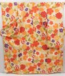 Photo1: 2925T03z1200  Japanese Kimono Silk FURISODE Flowers Off-white (1)