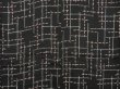 Photo5: 3009T03z680 Antique Japanese Kimono Silk KOMON  Black (5)