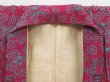 Photo5: 3002T13z460 Vintage Japanese Kimono Silk KOMON Shishi Wine red (5)