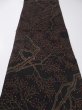 Photo5: 3M01z60  Japanese Kimono Silk  FABRIC Branch Black 37.8x13.8 (5)
