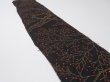 Photo3: 3M07z40  Japanese Kimono Silk  FABRIC Branch Black 56.7x6.7 (3)