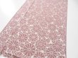Photo2: 4G04z80  Japanese Kimono Silk  FABRIC Chrysanthemum Rosy brown 59.8x14.6 (2)