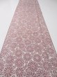 Photo6: 4G06z80  Japanese Kimono Silk  FABRIC Chrysanthemum Rosy brown 59.8x14.6 (6)