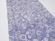 Photo3: 4G04z80  Japanese Kimono Silk  FABRIC Umbrella Dark lavender blue 63.8x13.8 (3)