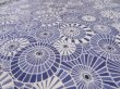Photo5: 4G04z80  Japanese Kimono Silk  FABRIC Umbrella Dark lavender blue 63.8x13.8 (5)
