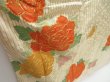 Photo3: 3014T07z1100 Vintage Japanese Kimono Silk FURISODE Peony Off-white (3)