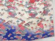 Photo6: 3217T12z1160  Japanese Kimono Crepe Silk FURISODE Kyo-Bingata (6)