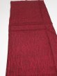 Photo4: 4C03z90  Japanese Kimono Silk  FABRIC Branch Wine red 66.1x14.6 (4)