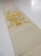 Photo4: 3522Y01z950 Vintage Japanese Kimono Silk FUKURO OBI Tabane-noshi  168.5x11.8 (4)