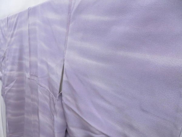 Photo2: 3517T04z930  Japanese Kimono Silk KOMON Cloud Light purple (2)