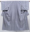 Photo1: 3522T11z700  Japanese Kimono Silk TSUMUGI  Light purple (1)
