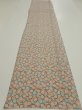 Photo5: 2J06z80  Japanese Kimono Silk  FABRIC Umbrella Gray 63.8x14.4 (5)