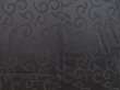 Photo6: 3821T11z560 Vintage Japanese Kimono Silk HAORI Karakusa Black (6)