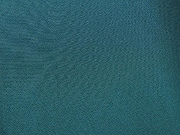 Photo6: 3822T05z960  Japanese Kimono Silk IROMUJI Plain Dark cyan (6)