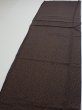 Photo4: 2U05z100  Japanese Kimono Silk  FABRIC Plum blossom Black 68.5x14.6 (4)