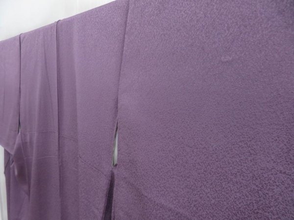 Photo2: 3904T02z890  Japanese Kimono Silk IROMUJI Plain Light purple (2)