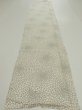 Photo5: 2T05z80  Japanese Kimono Silk  FABRIC Chrysanthemum Off-white 62.2x14.2 (5)